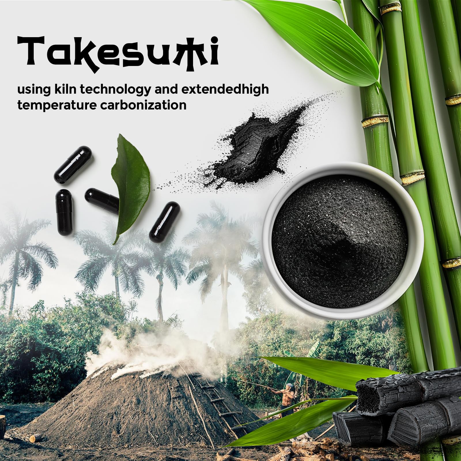 Orinthalixium Takesumi vegan gluten-free badge on capsule packaging.