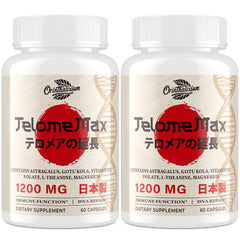 Orinthalixium Telomere Lengthening Supplements front label for daily wellness.