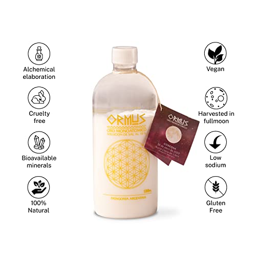 ORMUS Patagonia Argentina liquid gold pour for a refreshing pick-me-up.
