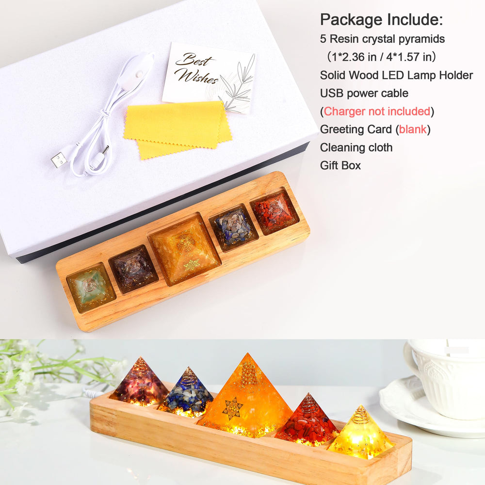 Ornalrist Red Jasper crystal pyramid glow creates a cozy night light for relaxing evenings.