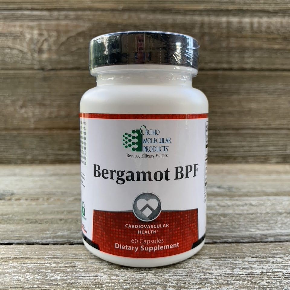 Ortho Bergamot BPF bottle front supports healthy cholesterol balance.