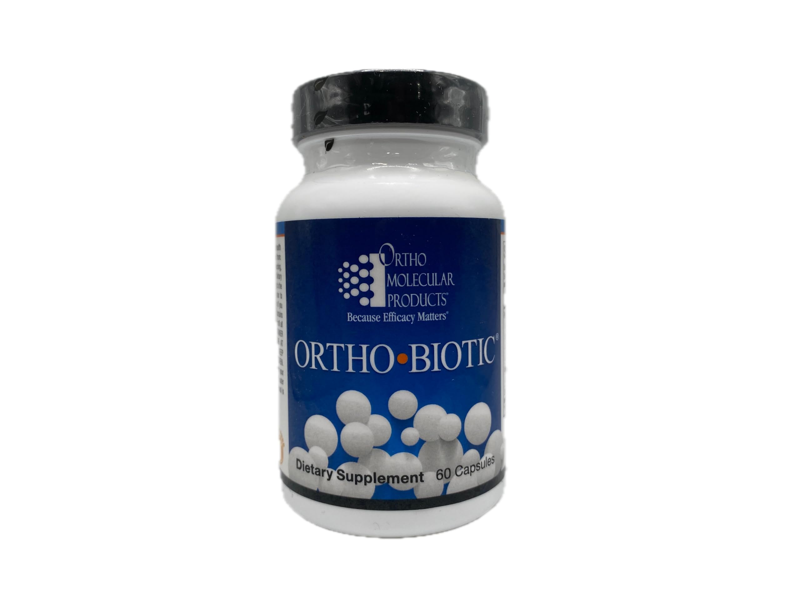 Ortho Biotic Capsules bottle front view for daily probiotic support