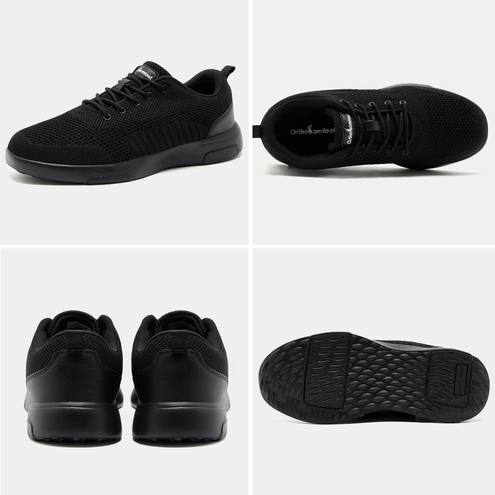 OrthoComfoot arch-support-sneakers with breathable upper for all-day freshness