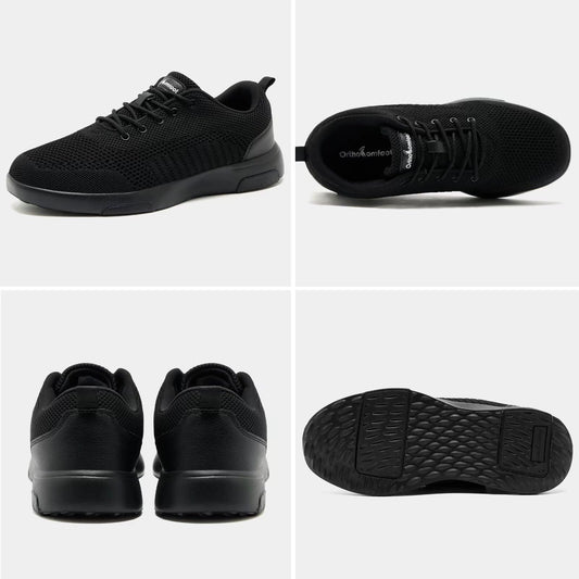 OrthoComfoot arch-support-sneakers with breathable upper for all-day freshness