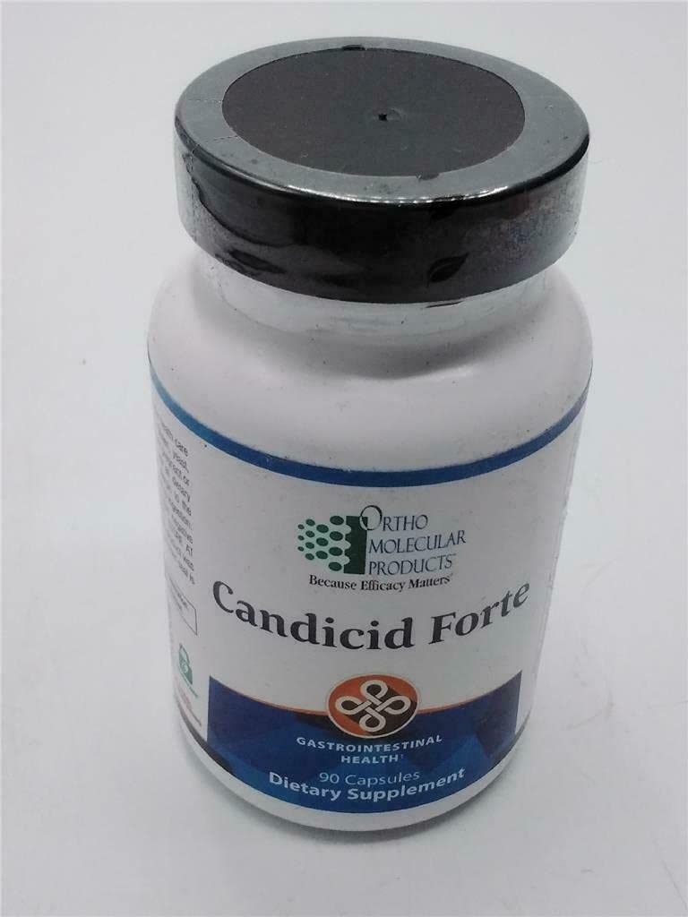 Ortho Molecular 5A Candicid Forte bottle with capsules for gut balance