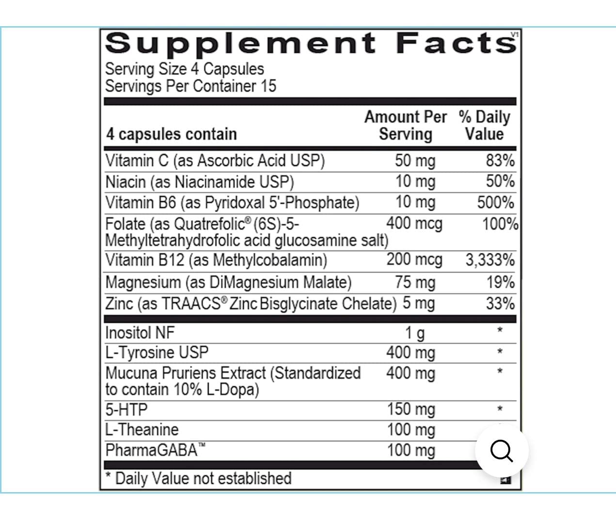 Ortho Molecular Cerevive packaging signals mood-support supplementation for daily use.