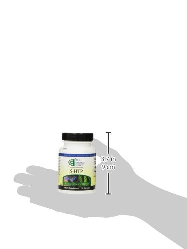 Close-up of the Ortho Molecular 5-HTP label highlighting serotonin support.
