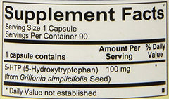 Ortho Molecular 5-HTP capsules packaging displayed for convenient supplementation.