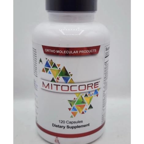 Ortho Molecular Mitocore bottle showing mitochondrial micronutrients for energy support