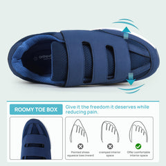 Ortho+rest non-slip sole provides reliable traction