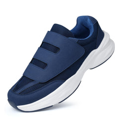 Ortho+rest men diabetic walking shoes toe box detail showing extra room
