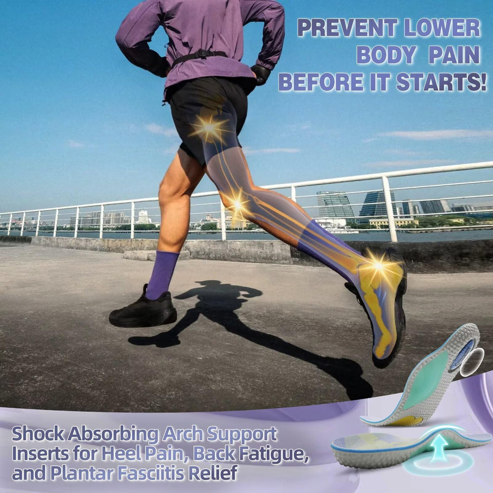 OrthoComfoot 1.18-inch arch support aligns feet without being too aggressive.