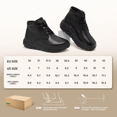 OrthoComfoot versatile winter boot pairs with leggings for a polished casual look.