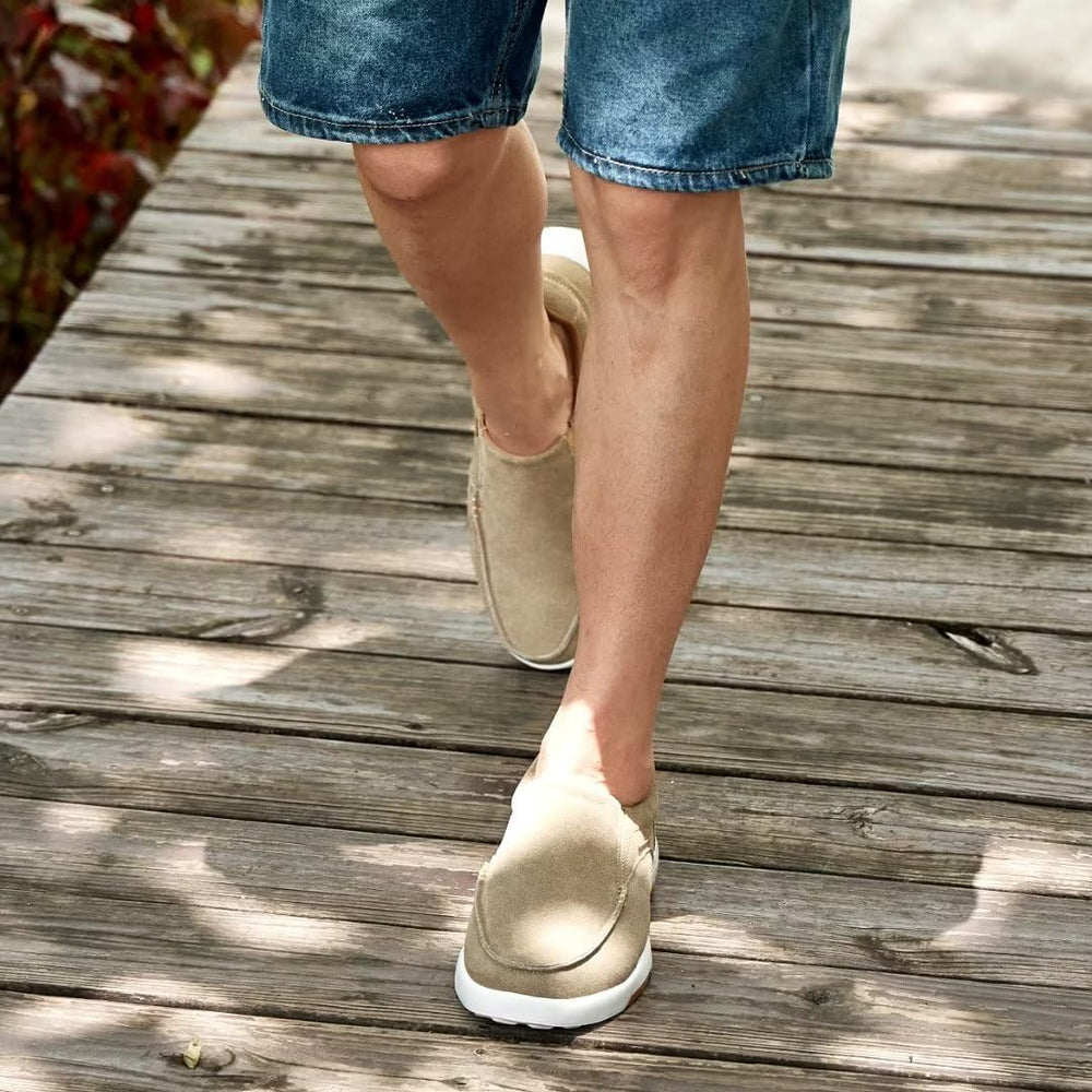 Durable non slip outsole ensures stable footing indoors and outdoors