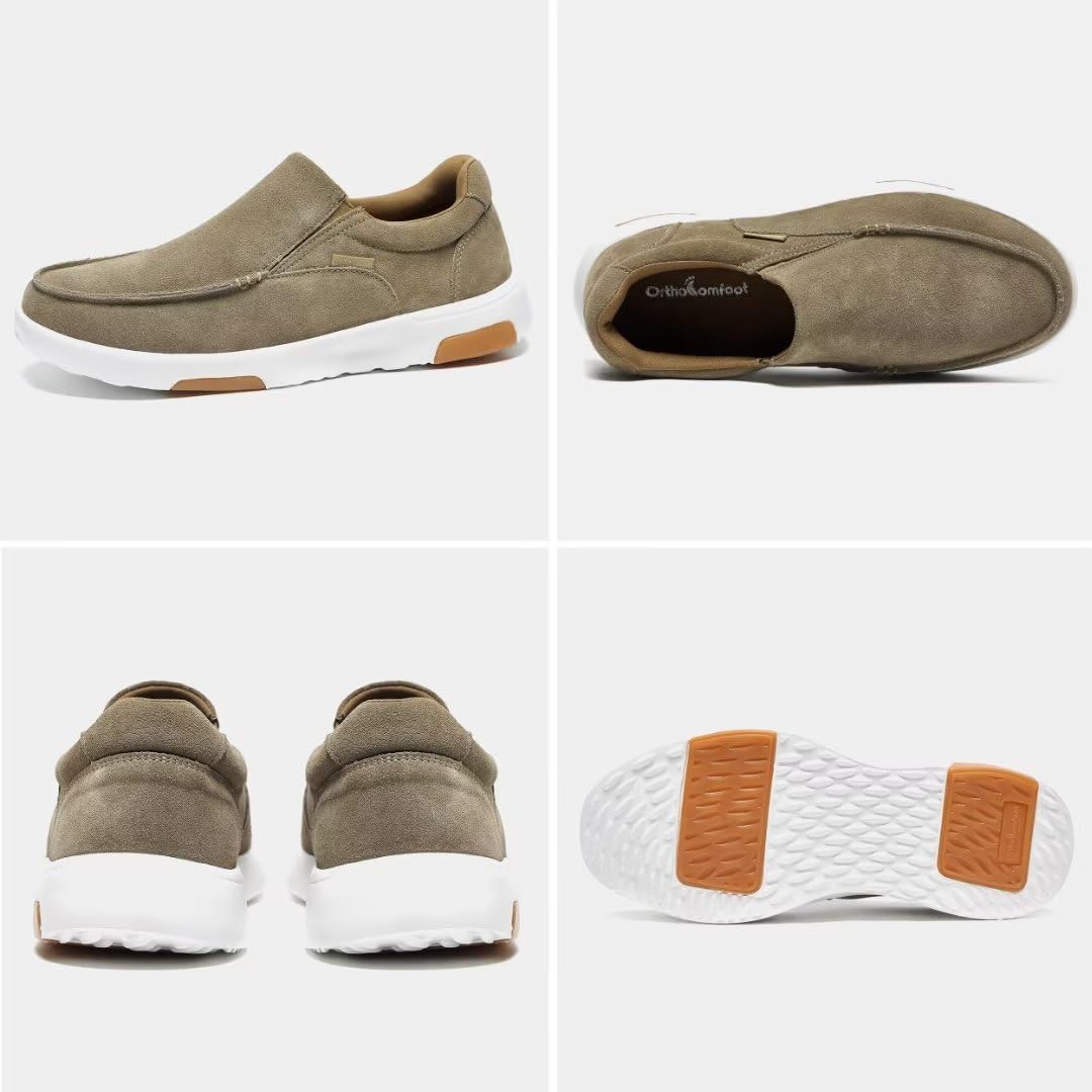 Easy slip on design with elastic panels for quick wear