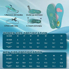 OrthoComfoot insoles offer comfort and support during high-impact sessions.