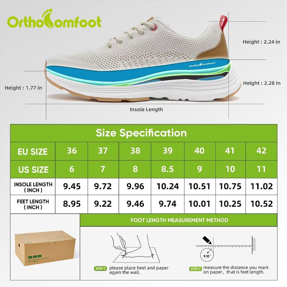 OrthoComfoot lace-up design closeup enabling secure adjustable fit