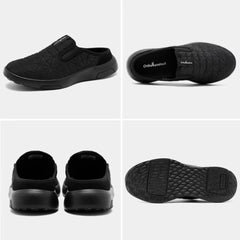 OrthoComfoot loafers heel view featuring a cushioned insole for improved step feel
