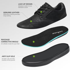 OrthoComfoot non-slip traction helps steady footing on varied surfaces.