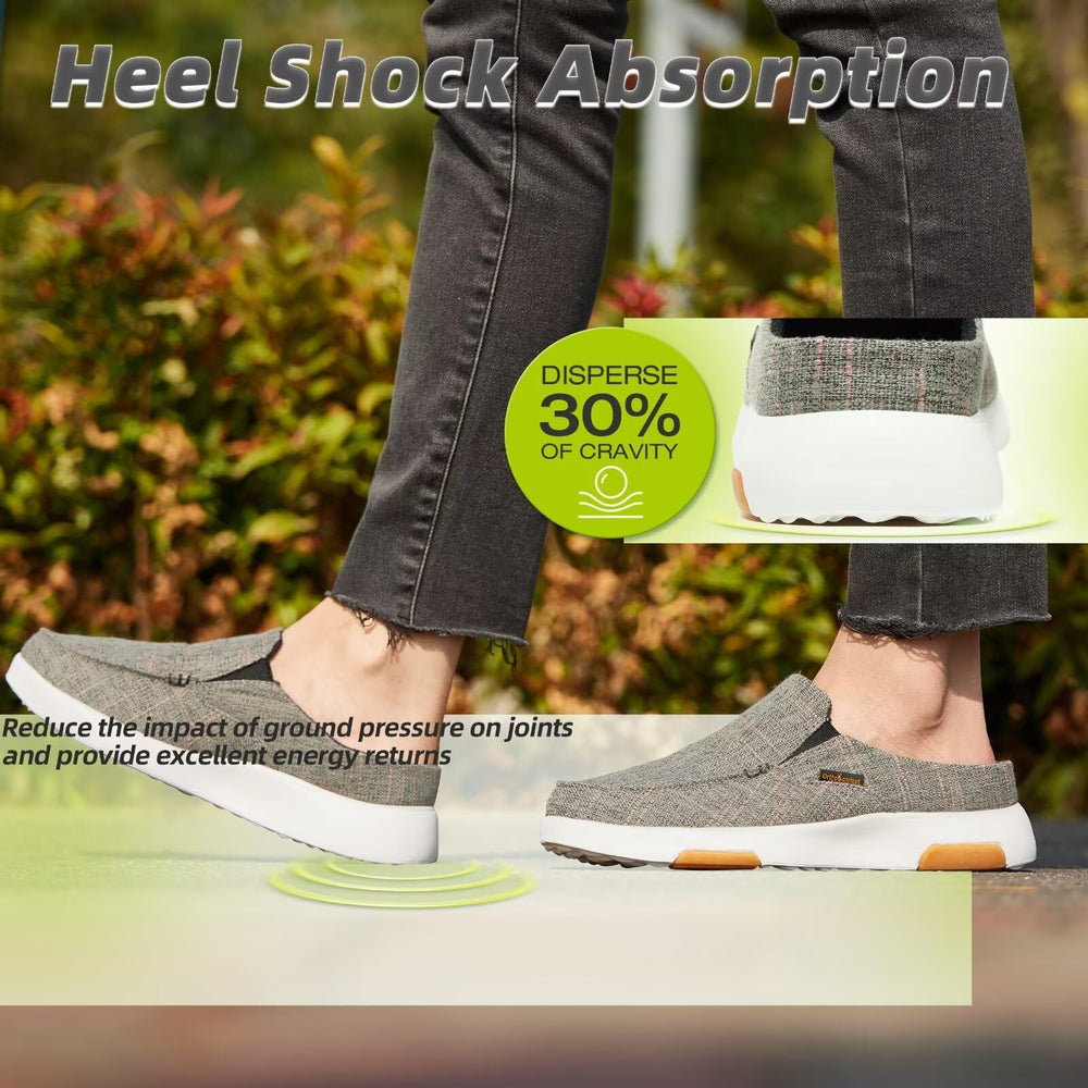 OrthoComfoot lightweight shoes reduce foot fatigue on long walks.