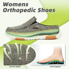 OrthoComfoot slip-on loafer design for effortless on-off and relaxed wear.