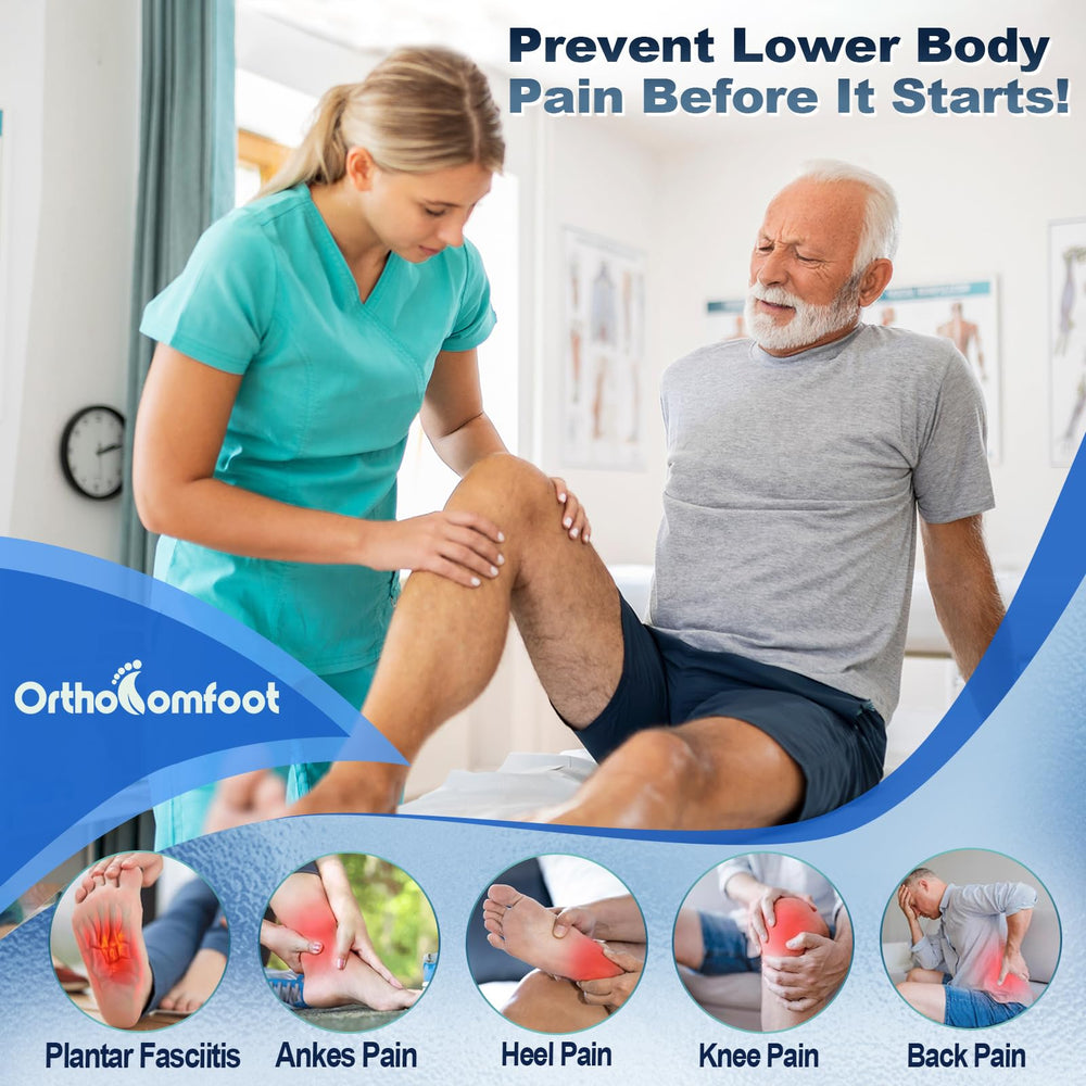 OrthoComfoot work-boot insoles boost comfort during long shifts.