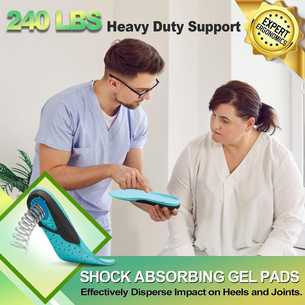 OrthoComfoot work boot insoles replace easily for all-day wear
