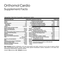 Orthomol Cardio capsules with CoQ10 and L-Carnitine supporting energy metabolism.