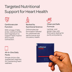 Orthomol Cardio iodine tablet beside capsules for a complete daily routine.