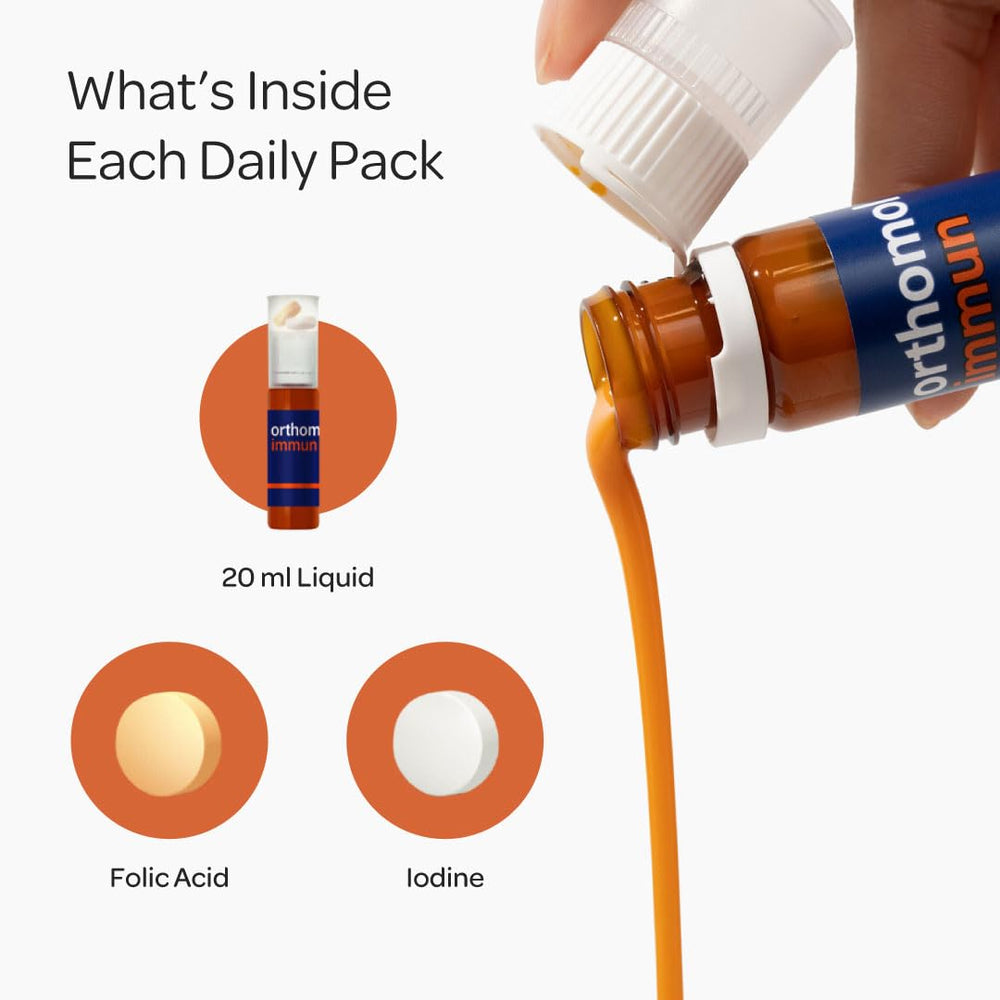 Orthomol Immun tablets closeup highlight compact dose