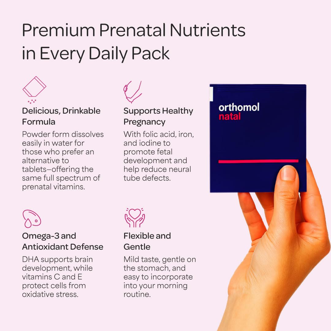 Orthomol Natal vitamin D3 bottle highlights daily vitamin for wellness