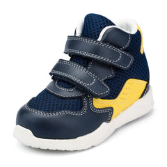 Orthopop Kids Orthopedic Shoes blue top view showing lightweight design for growing feet
