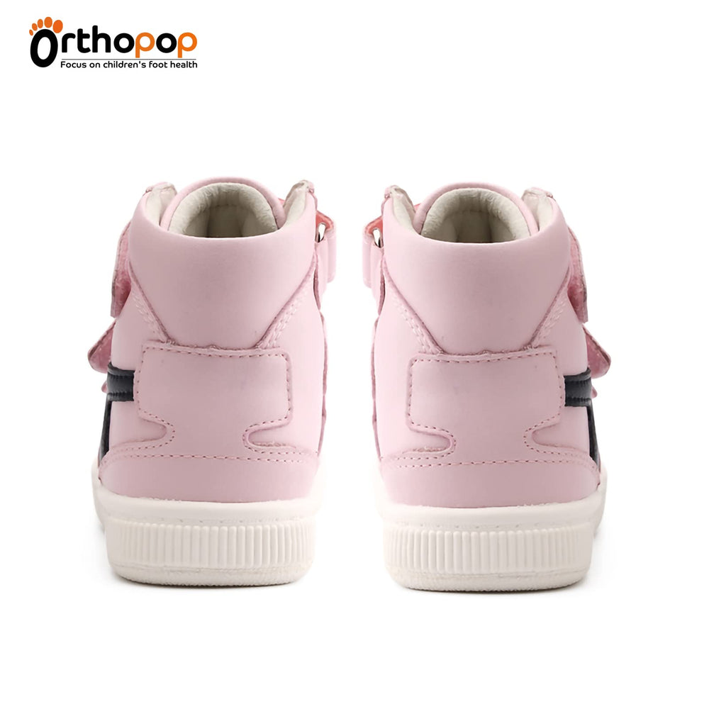 Orthopop kids' shoes soft lining for comfortable all-day wear.