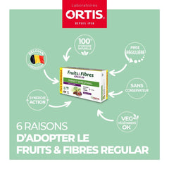 Ortis Fruits & Fibres Regular texture close-up with pleasant flavor.