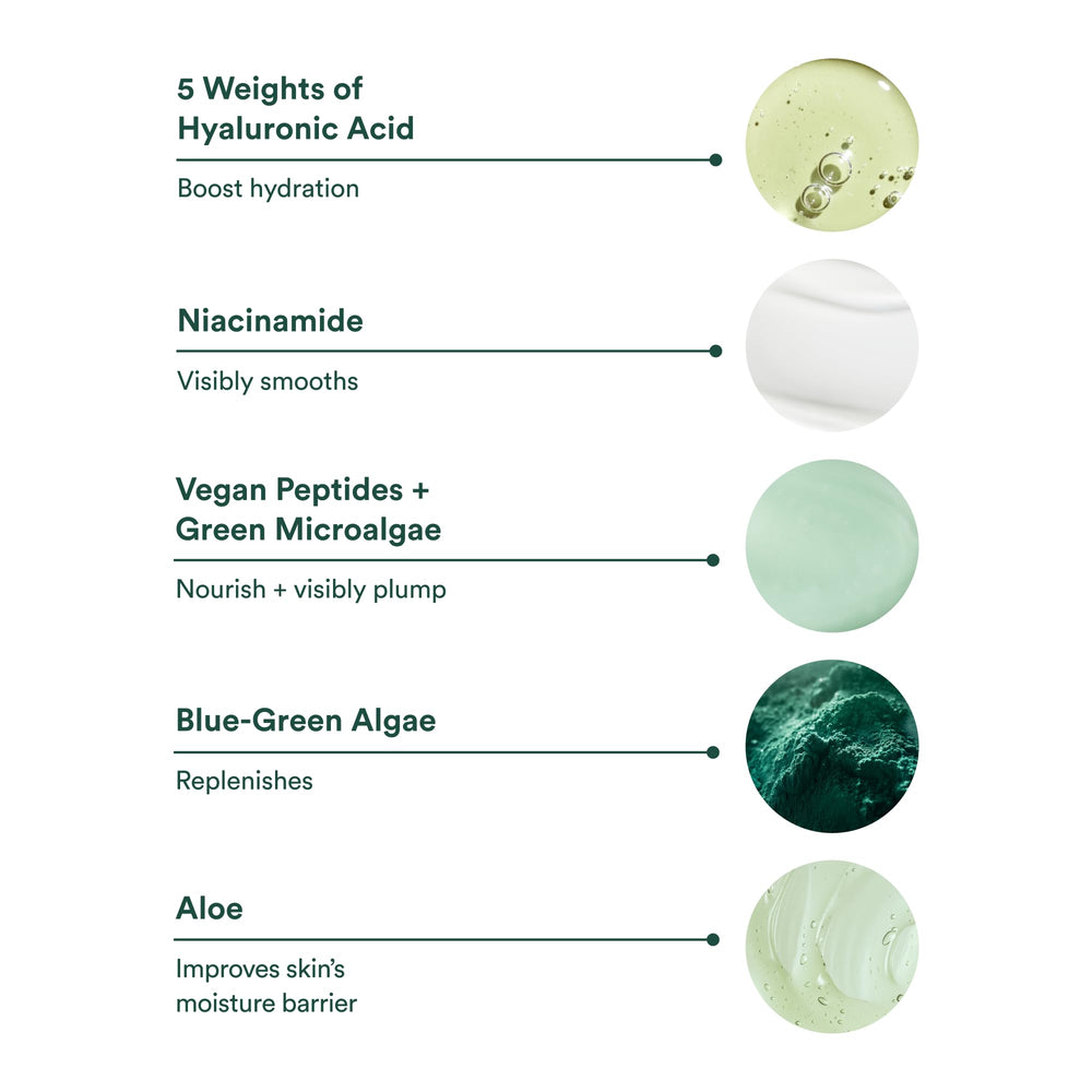 Applying OSEA Hyaluronic Body Serum on skin to reduce irritation risks