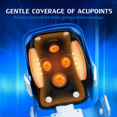 OSITO Knee Massager with EMS pulses to support leg muscle activity.