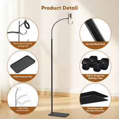 Oslora CPAP Hose Holder sits between mattress and frame for flexible placement.