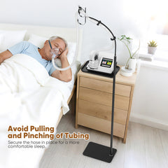 Oslora CPAP Protector Mat prevents condensation from dampening your nightstand.
