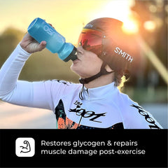 Osmo Rapid Recovery protein blend scoop emphasizes fast and slow-digesting proteins for ongoing support.