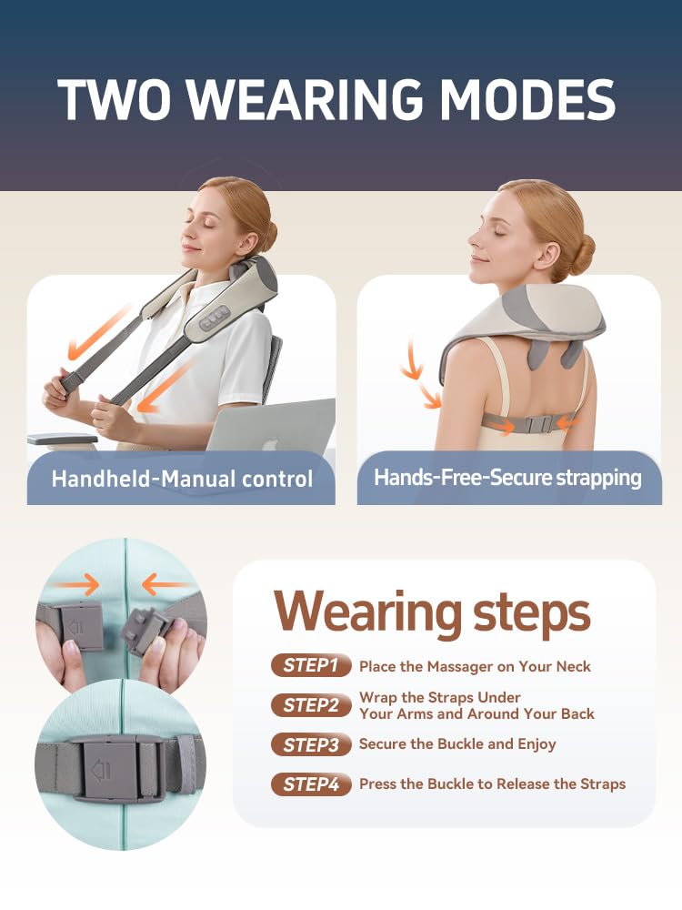 OSMING adjustable speed and heat for personalized relief