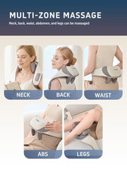 OSMING massager with straps for hands-free use