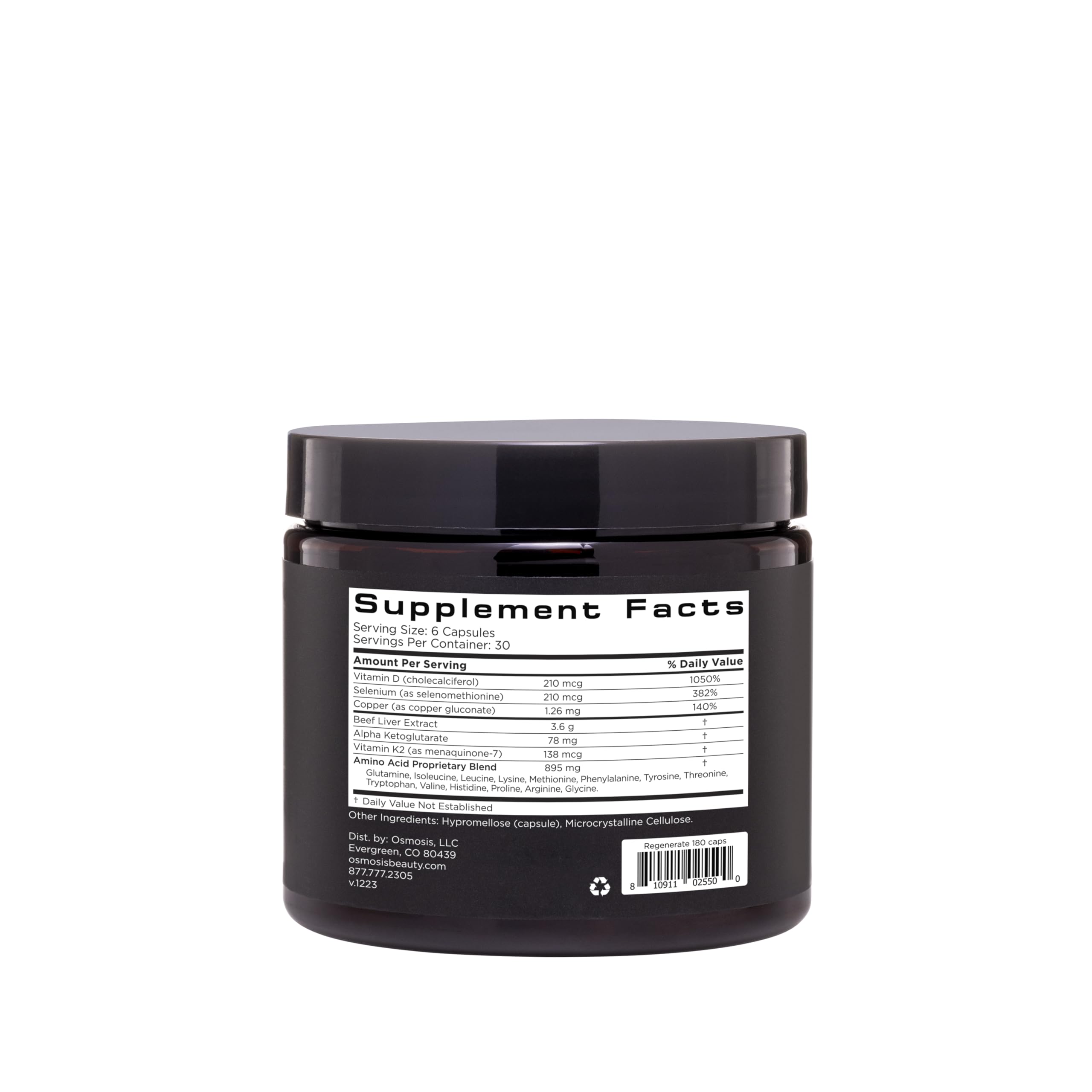 OSMOSIS Regenerate box front with compact packaging
