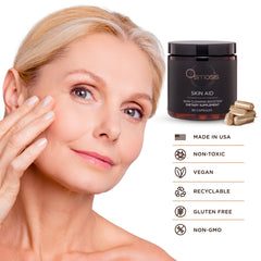 OSMOSIS Skin Aid packaging displayed for easy daily routine