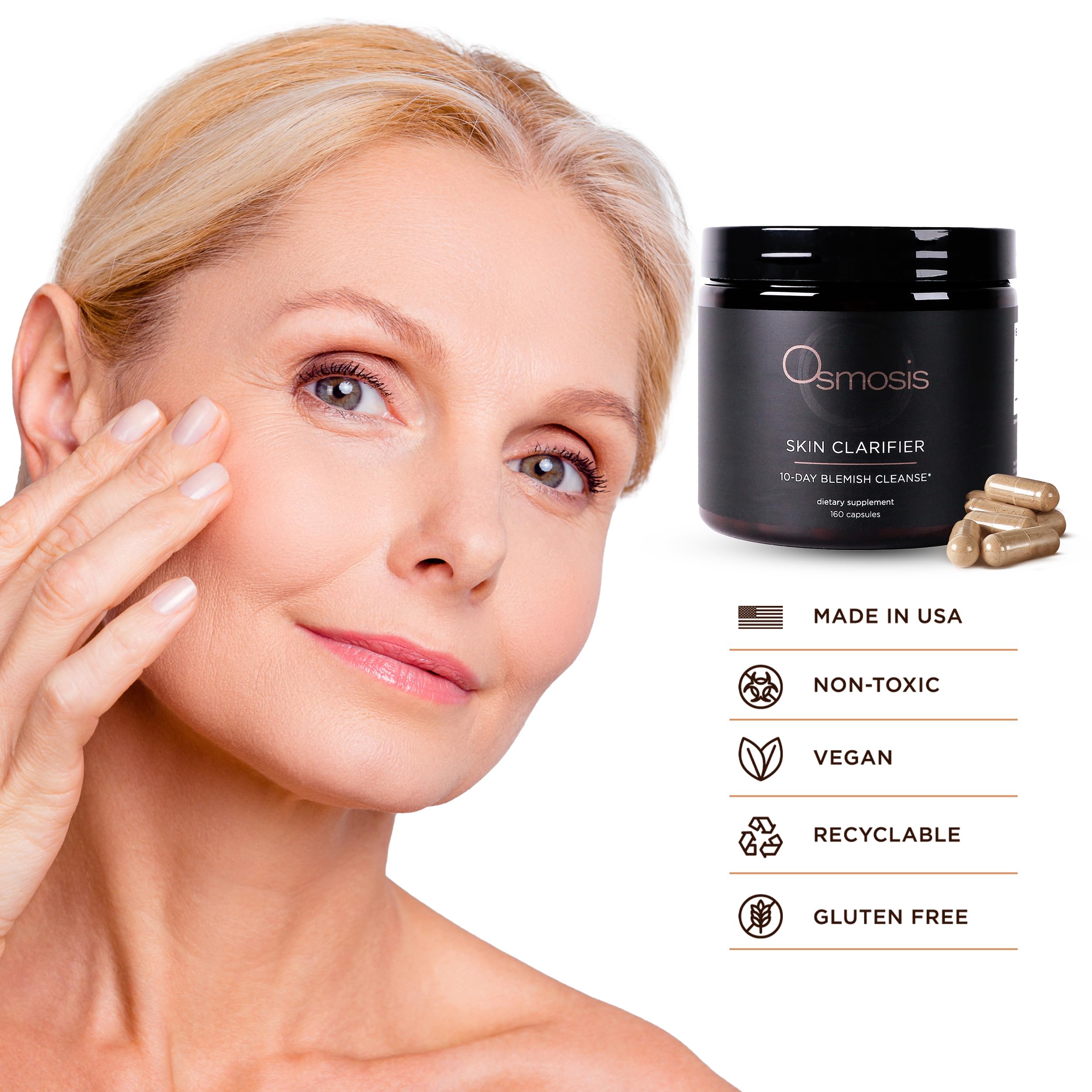Osmosis Skin Clarifier packaging box with clear branding.