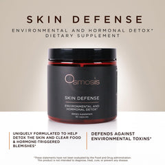 OSMOSIS Skin Defense bottle pour shows easy daily dosing