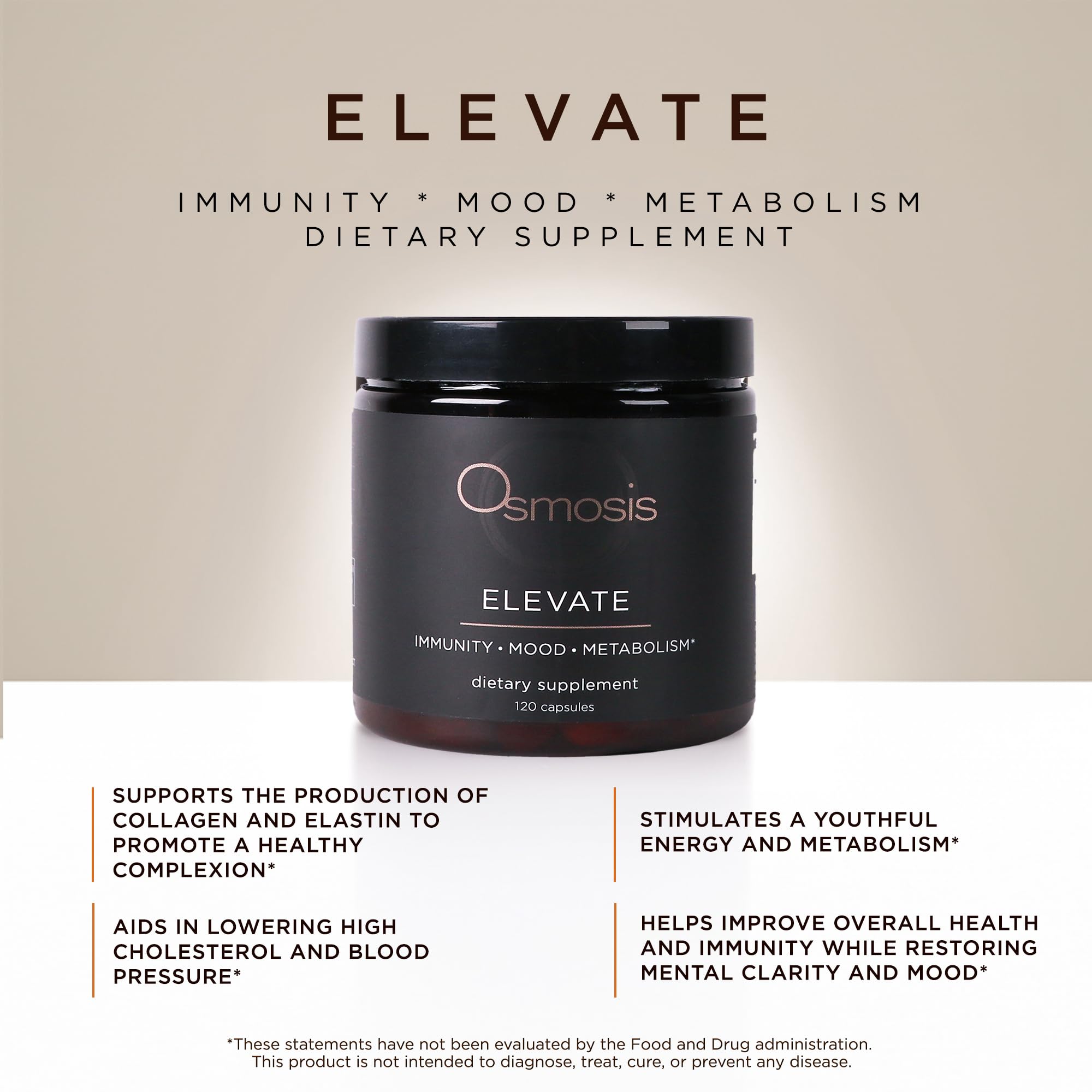 OSMOSIS Elevate bottle pour showing easy daily use and routine integration