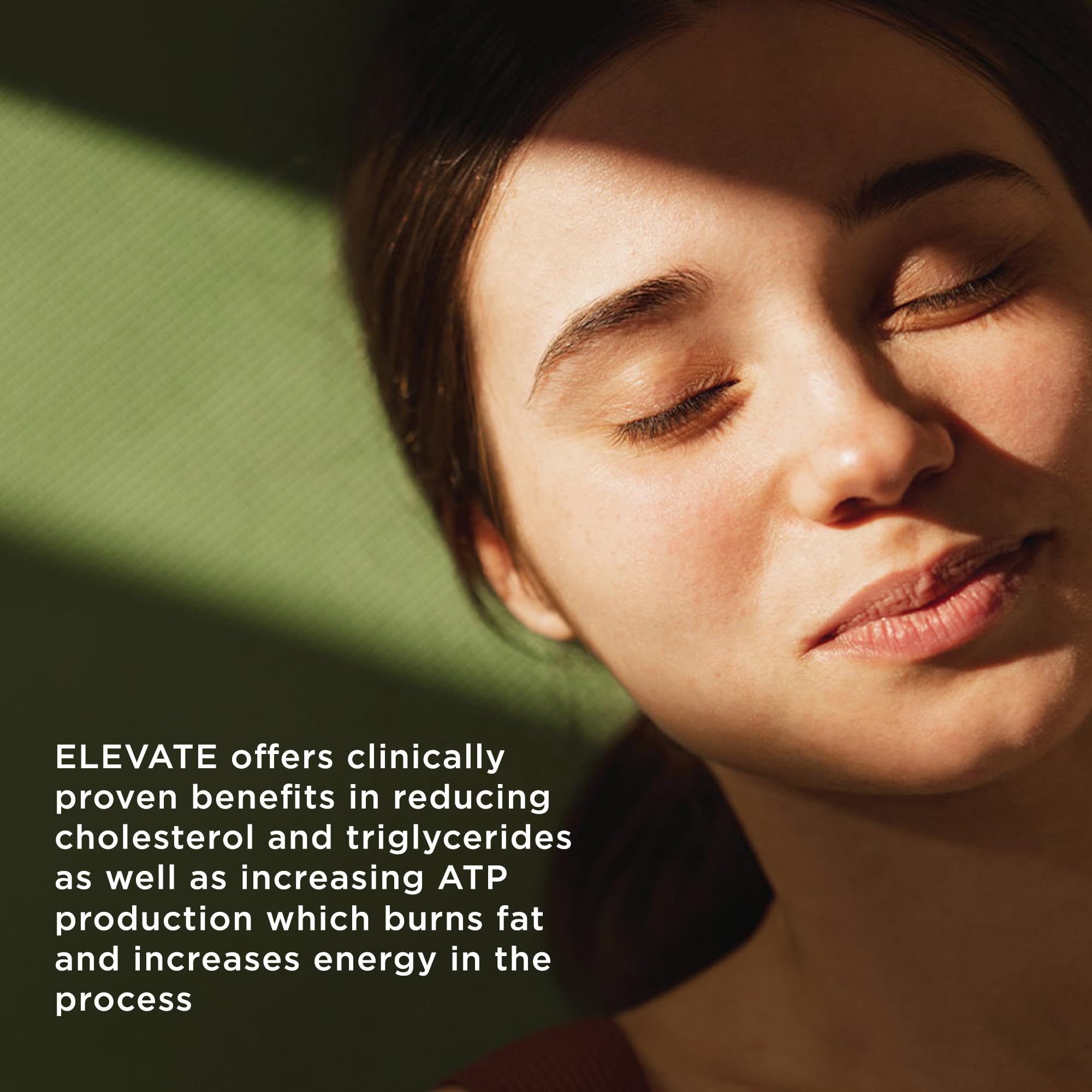 OSMOSIS Elevate label detail focusing on ingredients for skin and vitality