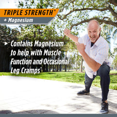 Osteo Bi-Flex tablets reveal glucosamine and chondroitin for joint nourishment.