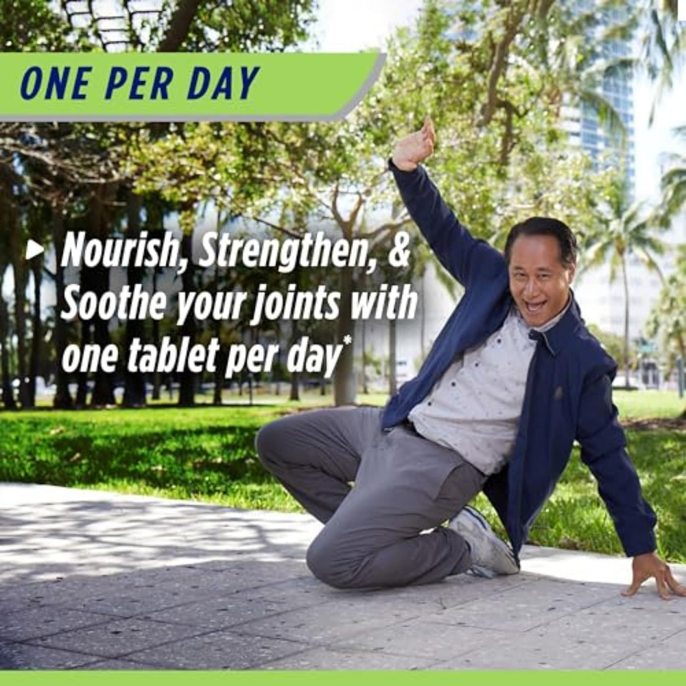Osteo Bi-Flex glucosamine tablet highlights daily joint nourishment.