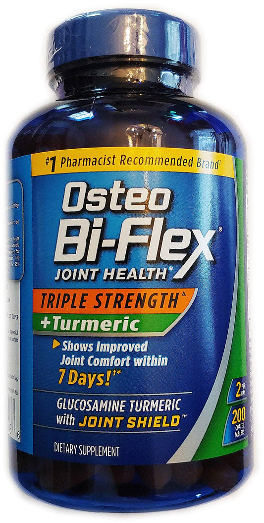Osteo Bi-Flex Triple Strength Turmeric bottle for daily joint support.